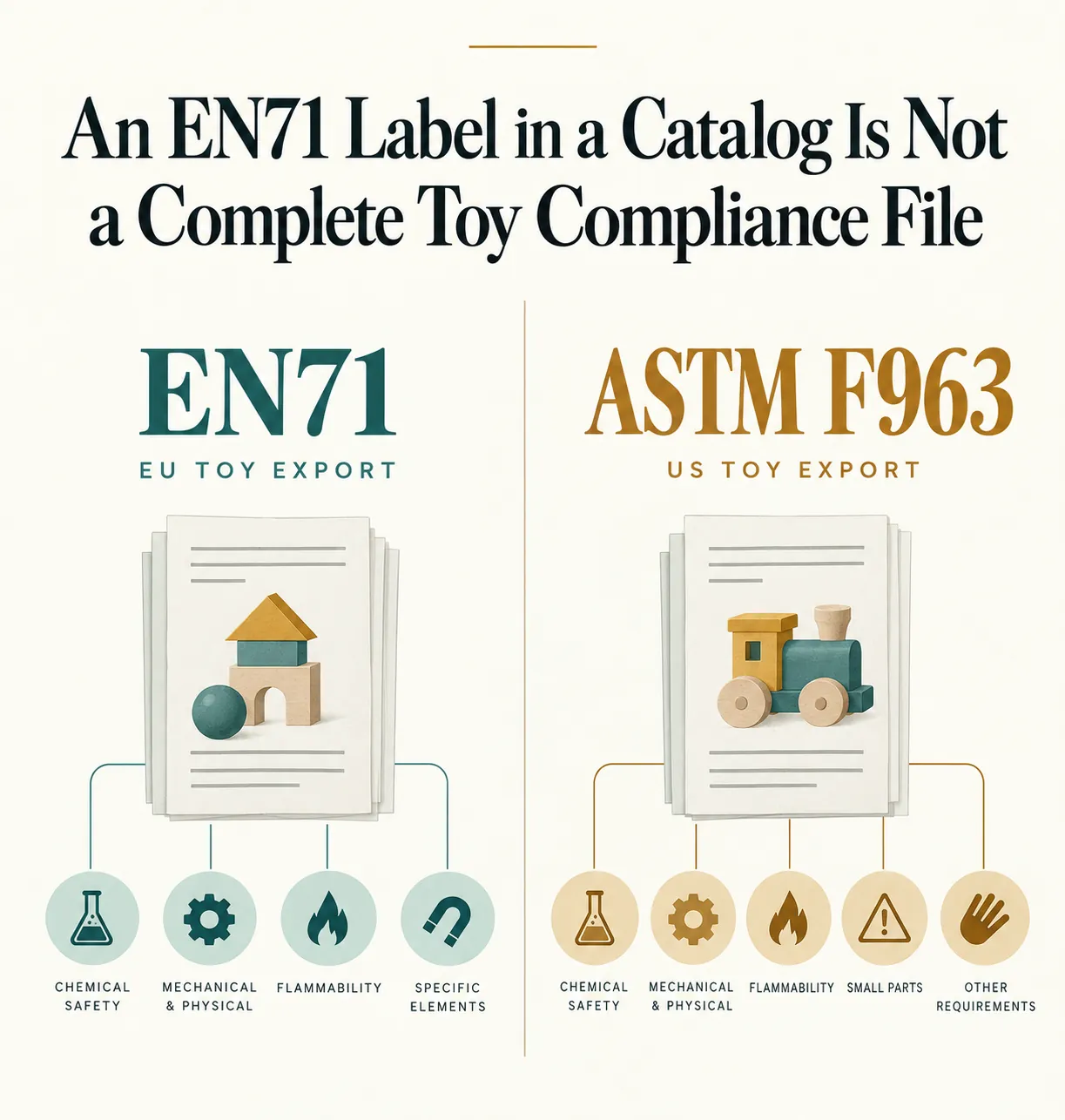 Explanatory diagram for An EN71 Label in a Catalog Is Not a Complete Toy Compliance File