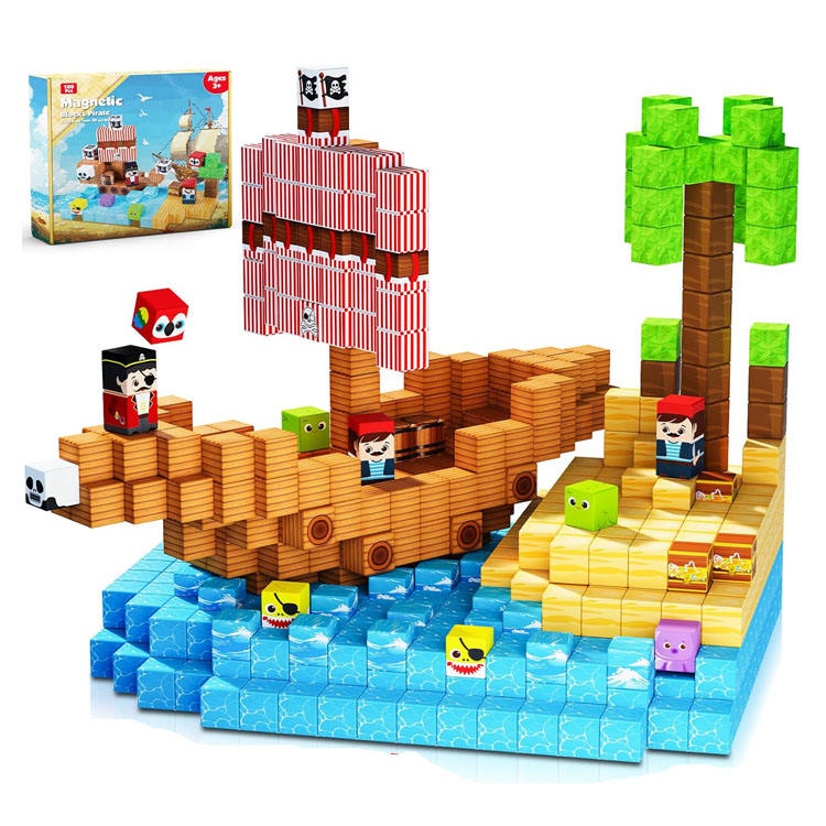Pirate-Ship Mini Magnetic Construction Set — SST339880