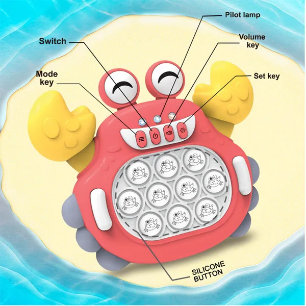Fast-Press Electronic Bubble Game — SST290029