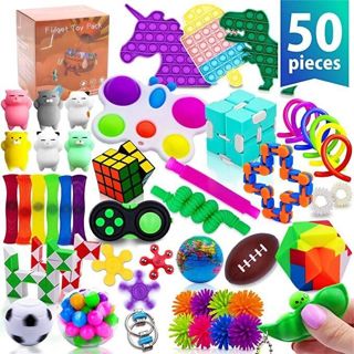 Mixed Fidget Selection, 50-Piece Pack