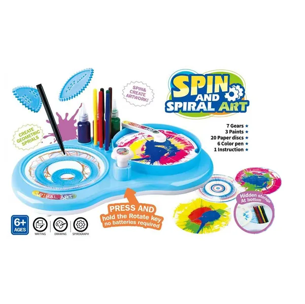 Spin-Painting Craft Machine Kit — SST334270-SST334269