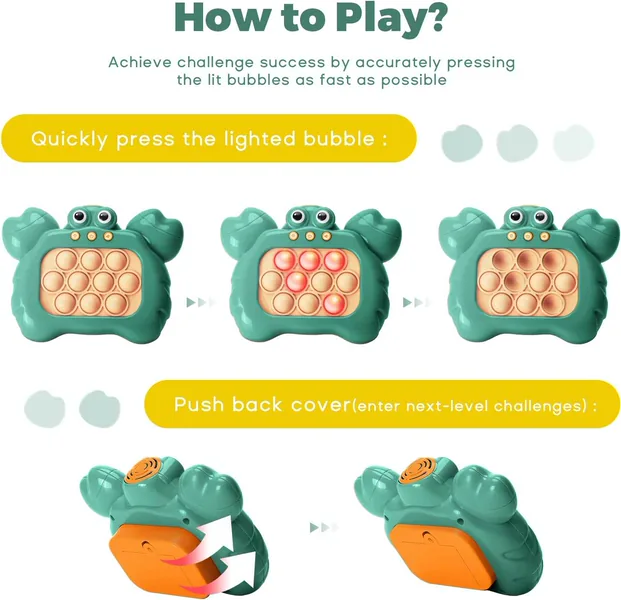 Fast-Press Handheld Bubble Puzzle — SST278484