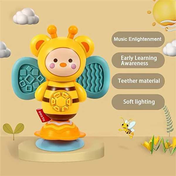 Musical Activity Spinner with Suction Base — SST287958