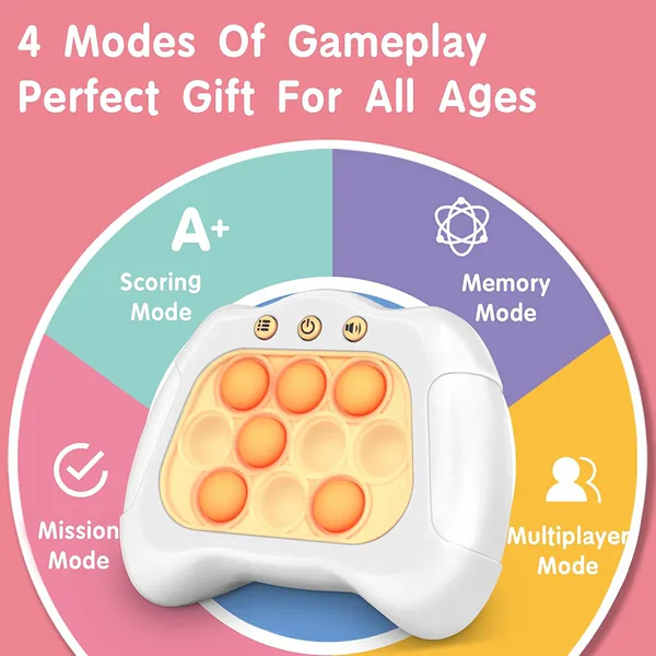 Handheld Light-Up Push-Bubble Game — SST273258