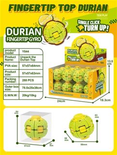 Durian Press-Action Spinning Top