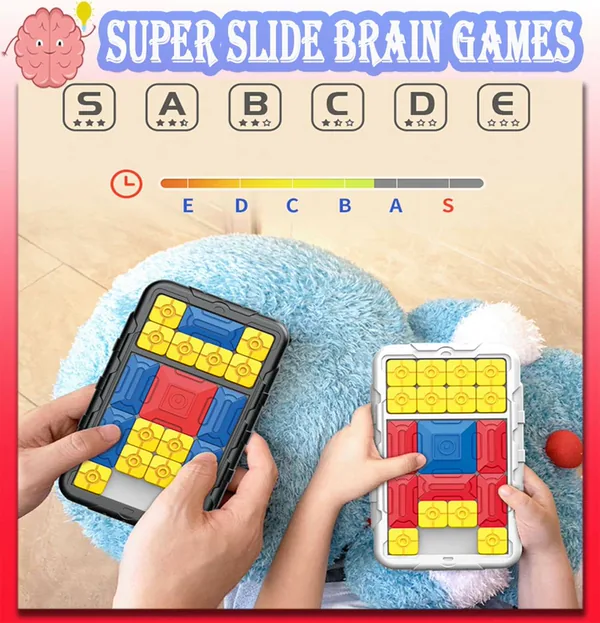 Handheld Logic Slide Challenge Game — SST282236