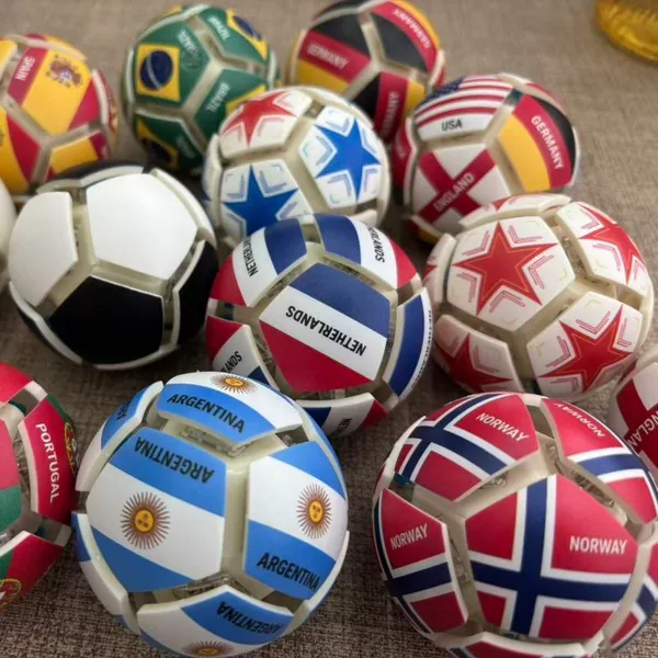 Football-Pattern Press-Button Fidget Ball — SST348750