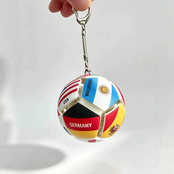 Football-Pattern Press-Button Fidget Ball — SST348750