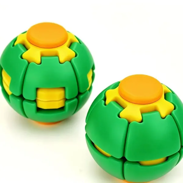 Press-and-Rotate Fidget Ball, 3D-Printed Format