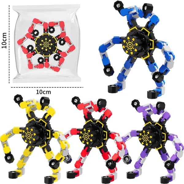 Mechanical Transforming Finger Spinner