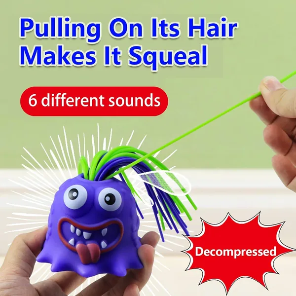 Pull-Hair Screaming Monster Novelty — SST282274