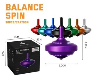 Metal Balance Spinner with Light Modes