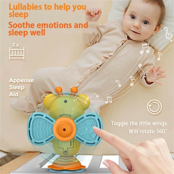 Musical Activity Spinner with Suction Base — SST287958