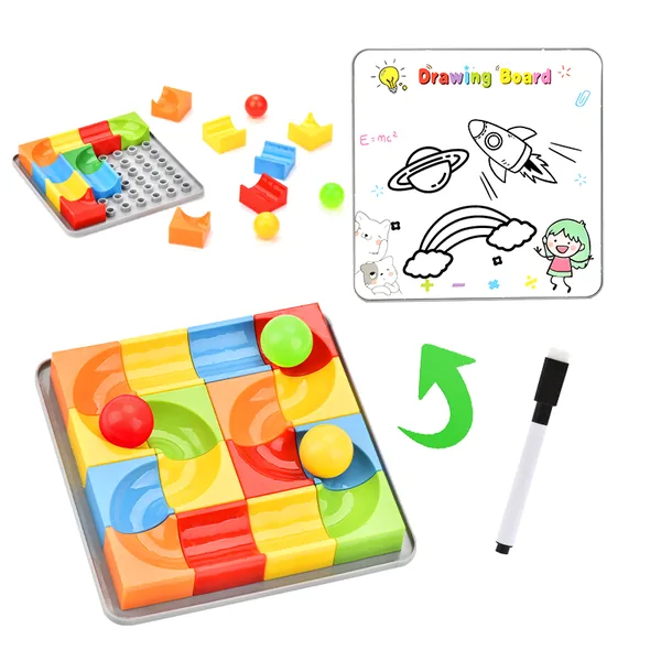Marble Track & Writing Board Activity Set