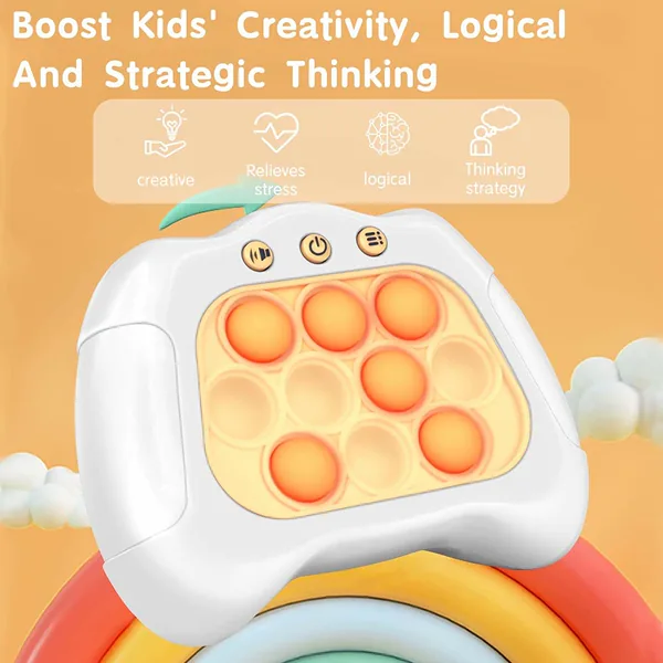 Handheld Light-Up Push-Bubble Game — SST273258