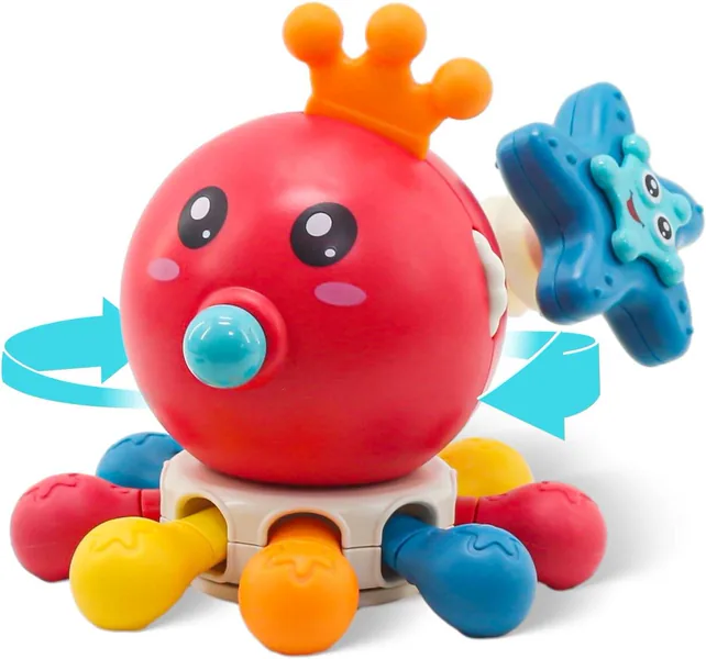 Octopus Activity Toy with Pull Strings — SST280541