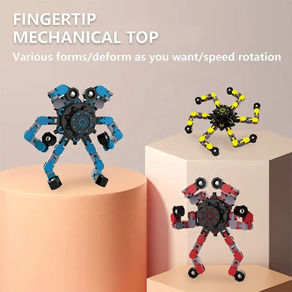 Robot-Form Transforming Finger Spinner — SST238643