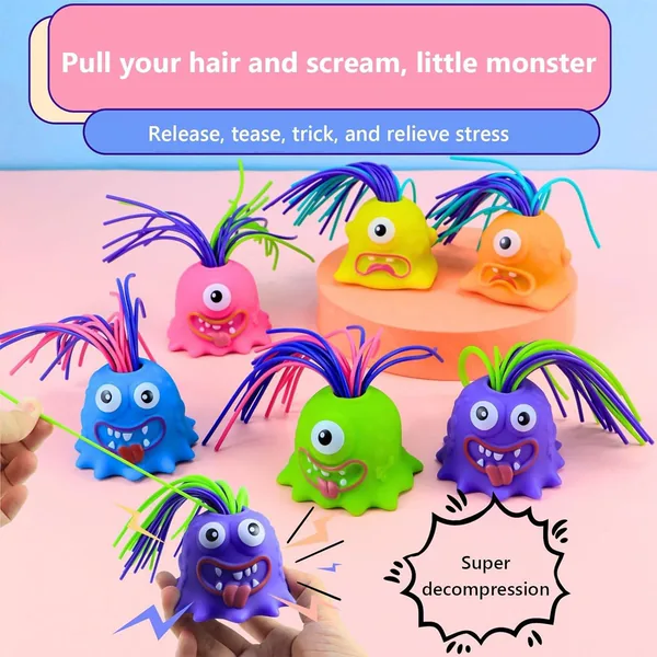 Pull-Hair Screaming Monster Novelty — SST282274