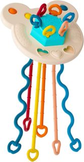Flying-Saucer Pull-String Activity Format
