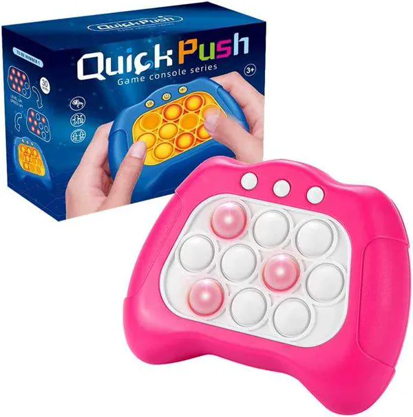 Handheld Light-Up Push-Bubble Game — SST273258