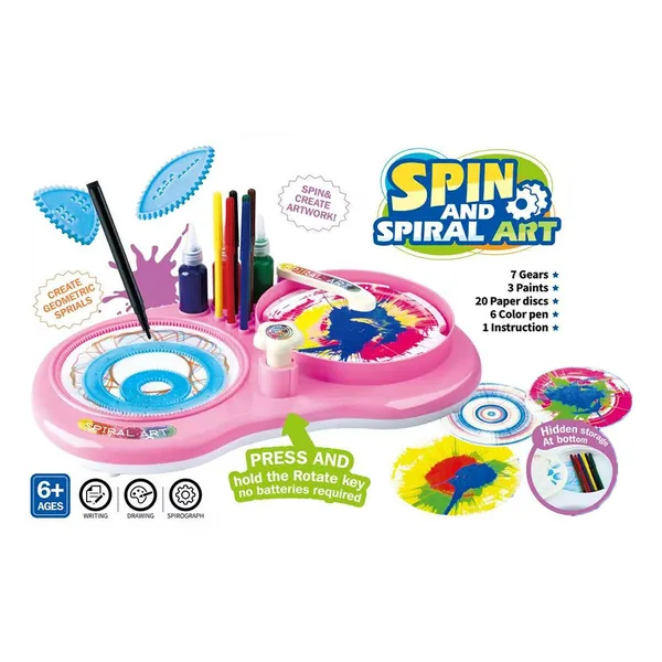 Spin-Painting Craft Machine Kit — SST334270-SST334269