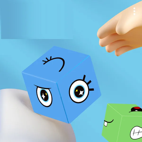 Plastic Face-Matching Puzzle Block Set — SST277226