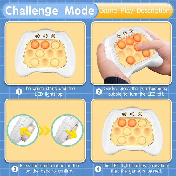 Handheld Light-Up Push-Bubble Game — SST273258