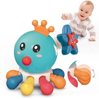 Octopus Activity Toy with Pull Strings
