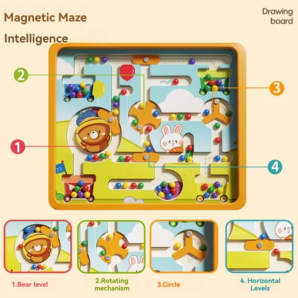 Magnetic Activity Maze Board — SST298030