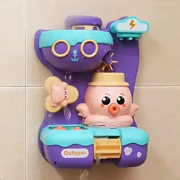 Octopus Waterwheel Bath Activity Toy — SST290357