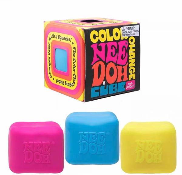 Color Flour-Fill Squeeze Cube Assortment