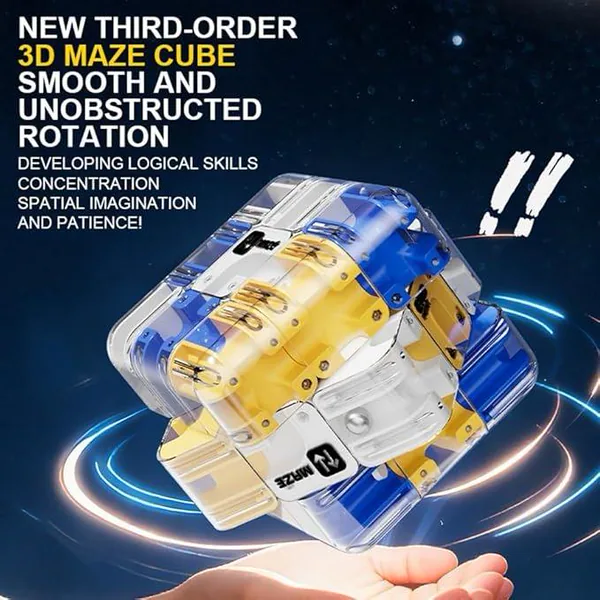 Large Labyrinth Cube with Rolling Ball — SST342784