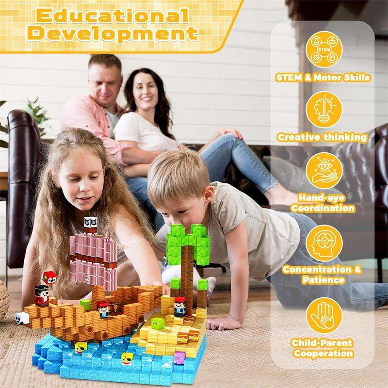 Pirate-Ship Mini Magnetic Construction Set — SST339880
