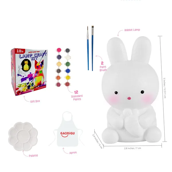 Decorate-Your-Own Bunny Light Craft Kit — SST330970