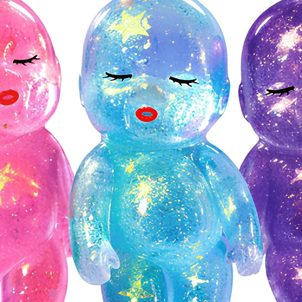 Glitter-Fill Squeeze Figure — SST350772