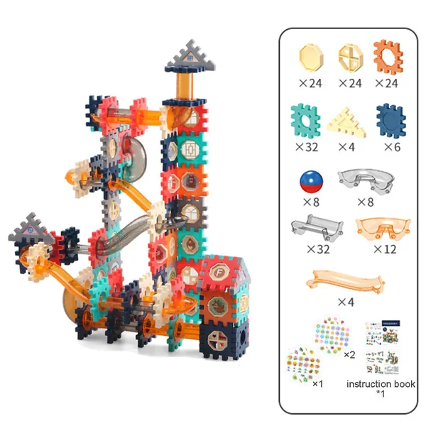 Marble Race Construction Kit, 182 Pieces — SST295276