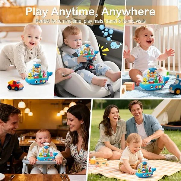 Whale Activity Spinner with Music & Lights — SST342020
