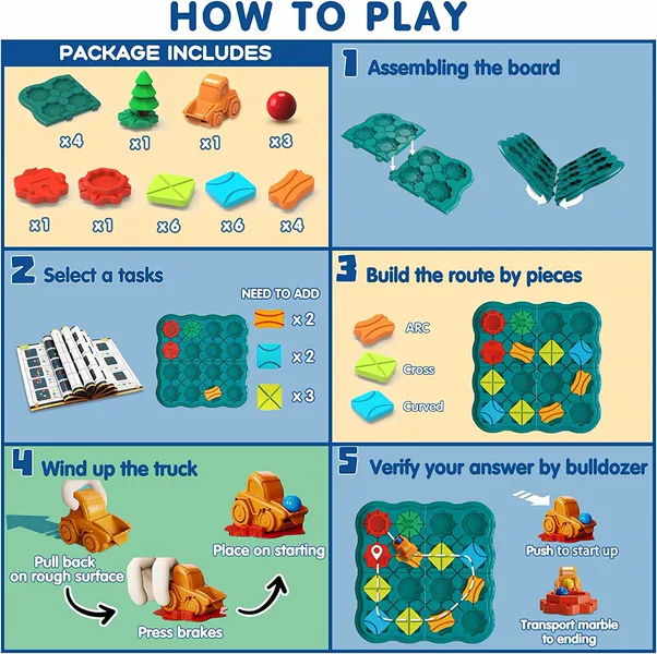 Road-Maze Construction Board Game — SST265404
