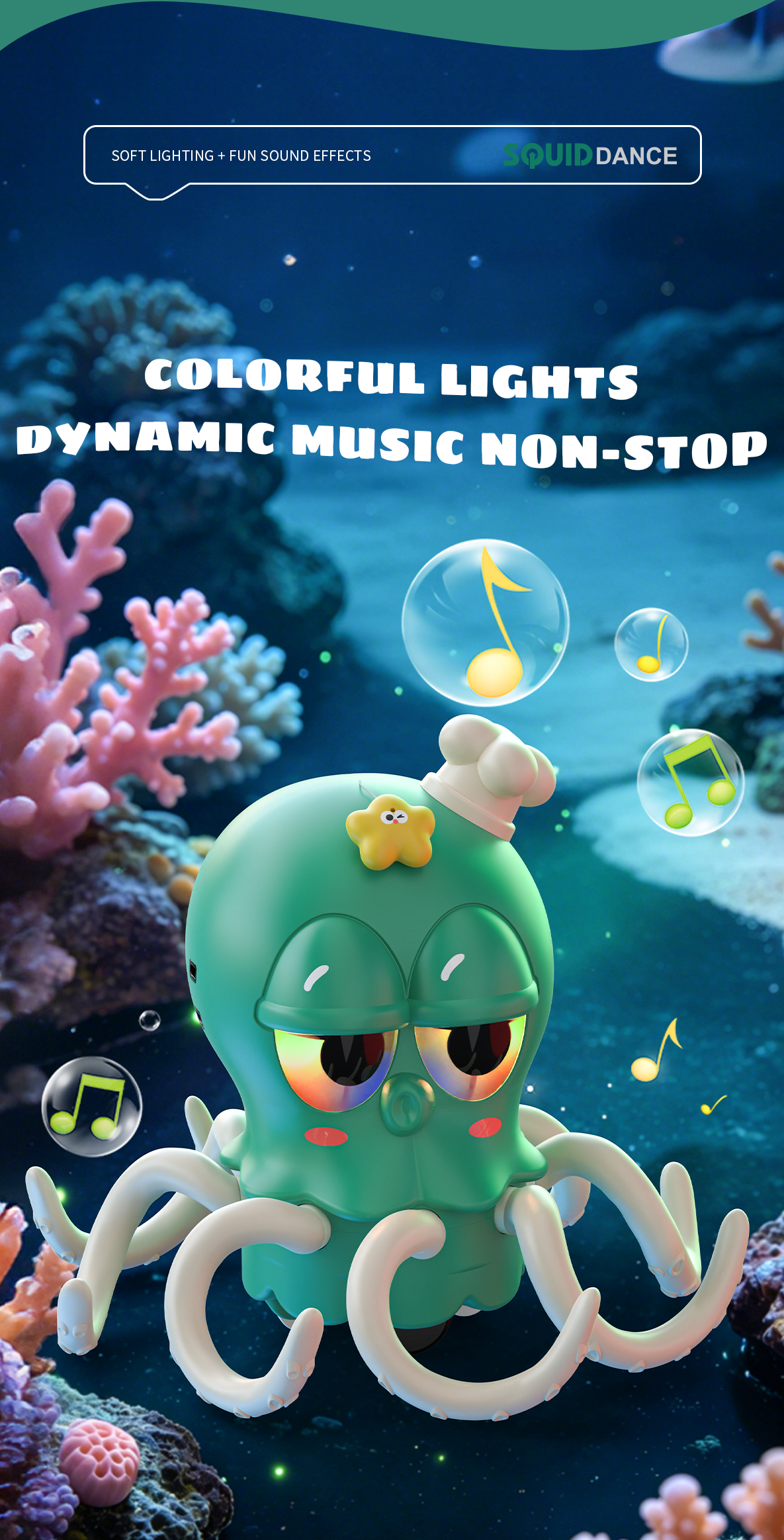 Electric Dancing Squid Novelty — SST348071