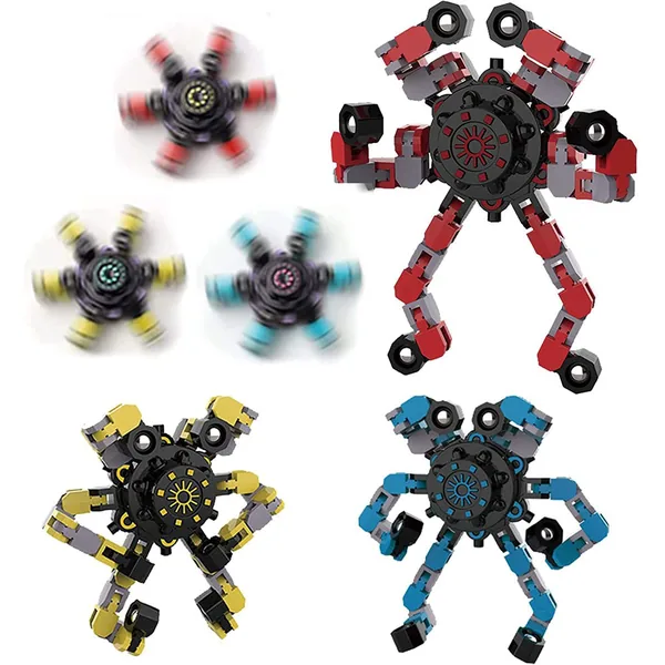 Robot-Form Transforming Finger Spinner — SST238643