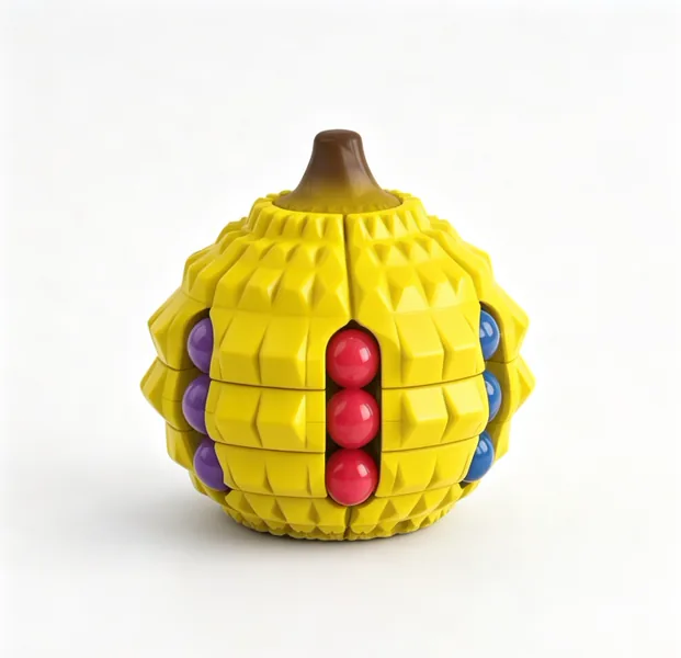 Durian-Shaped Magic-Bean Spinner Puzzle — SST351207