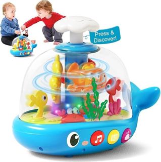 Whale Activity Spinner with Music & Lights