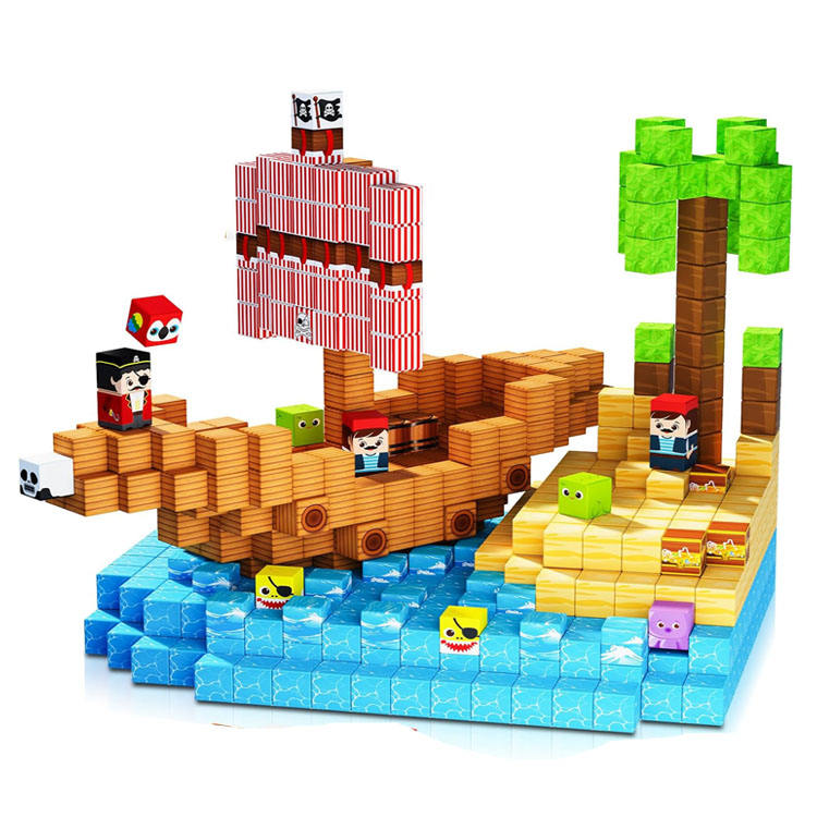 Pirate-Ship Mini Magnetic Construction Set — SST339880