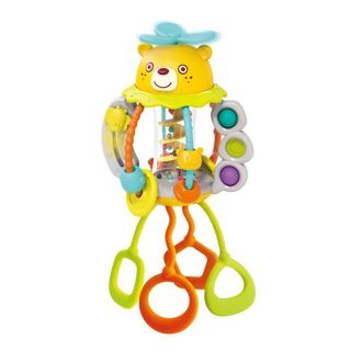 Pull-String Activity Ball with Push Bubbles