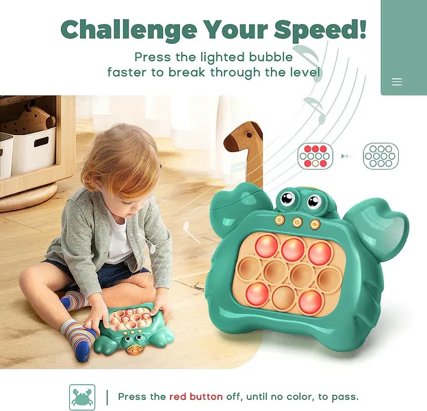 Fast-Press Handheld Bubble Puzzle — SST278484