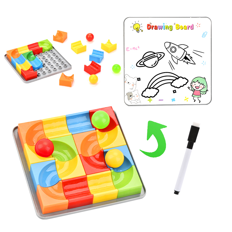 Marble Track & Writing Board Activity Set