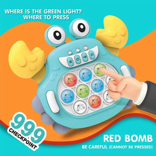 Fast-Press Electronic Bubble Game — SST290029